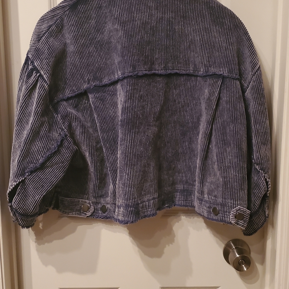 POL Navy Corduroy Jacket - Picture 8 of 11
